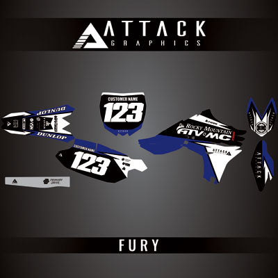 Attack Graphics Custom Fury Complete Bike Graphics Kit#206972-P