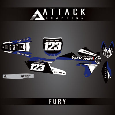 Attack Graphics Custom Fury Complete Bike Graphics Kit#206972-P