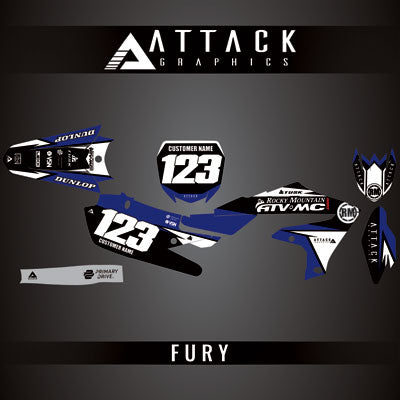 Attack Graphics Custom Fury Complete Bike Graphics Kit#206972-P