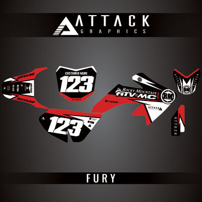 Attack Graphics Custom Fury Complete Bike Graphics Kit#206972-P