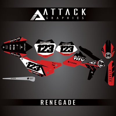 Attack Graphics Custom Renegade Complete Bike Graphics Kit#mpn_