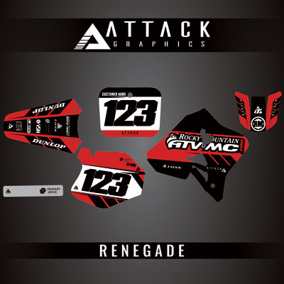 Attack Graphics Custom Renegade Complete Bike Graphics Kit#206979-P
