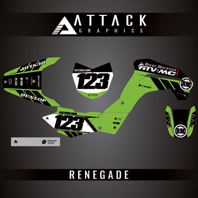 Attack Graphics Custom Renegade Complete Bike Graphics Kit#206979-P