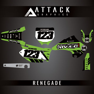 Attack Graphics Custom Renegade Complete Bike Graphics Kit#206979-P