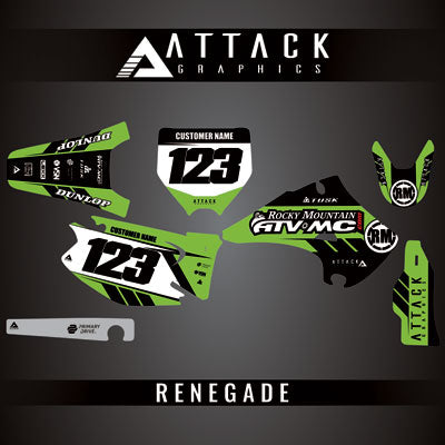 Attack Graphics Custom Renegade Complete Bike Graphics Kit#206979-P