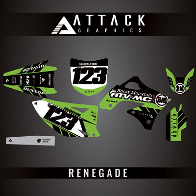 Attack Graphics Custom Renegade Complete Bike Graphics Kit#206979-P