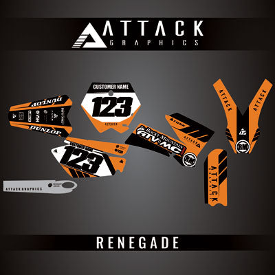 Attack Graphics Custom Renegade Complete Bike Graphics Kit#206979-P