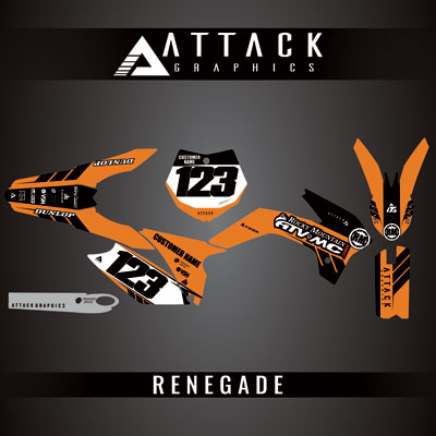 Attack Graphics Custom Renegade Complete Bike Graphics Kit#206979-P
