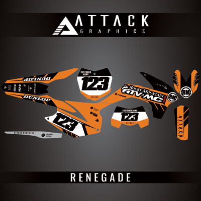 Attack Graphics Custom Renegade Complete Bike Graphics Kit#206979-P