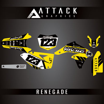 Attack Graphics Custom Renegade Complete Bike Graphics Kit#206979-P