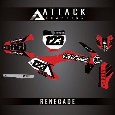 Attack Graphics Custom Renegade Complete Bike Graphics Kit#206979-P