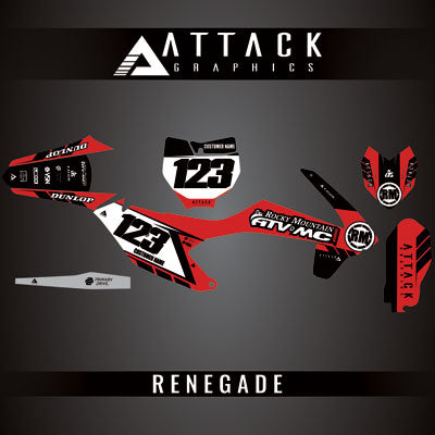 Attack Graphics Custom Renegade Complete Bike Graphics Kit#206979-P