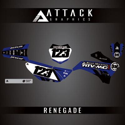 Attack Graphics Custom Renegade Complete Bike Graphics Kit#206979-P