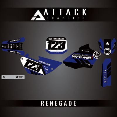 Attack Graphics Custom Renegade Complete Bike Graphics Kit#206979-P