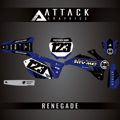 Attack Graphics Custom Renegade Complete Bike Graphics Kit#206979-P1