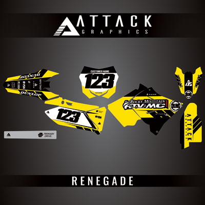 Attack Graphics Custom Renegade Complete Bike Restyle Graphics Kit#206981-P