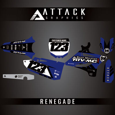 Attack Graphics Custom Renegade Complete Bike Restyle Graphics Kit#206981-P