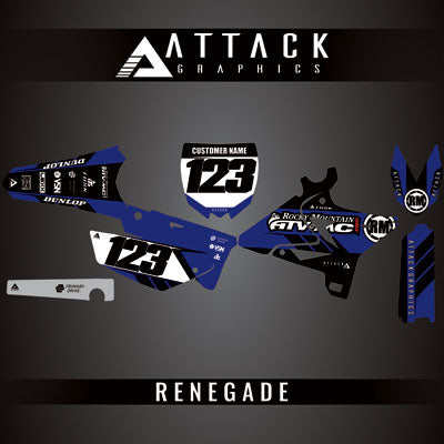 Attack Graphics Custom Renegade Complete Bike Restyle Graphics Kit#206981-P