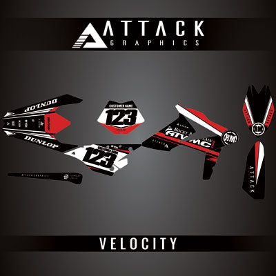 Attack Graphics Custom Velocity Complete Bike Graphics Kit#206982-P