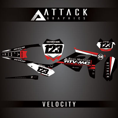 Attack Graphics Custom Velocity Complete Bike Graphics Kit#206982-P