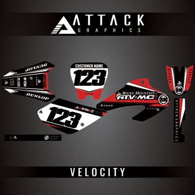 Attack Graphics Custom Velocity Complete Bike Graphics Kit#206982-P