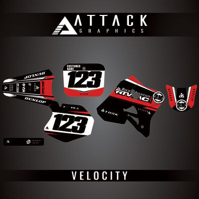 Attack Graphics Custom Velocity Complete Bike Graphics Kit#206982-P
