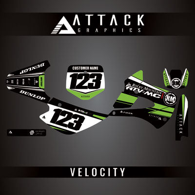 Attack Graphics Custom Velocity Complete Bike Graphics Kit#206982-P