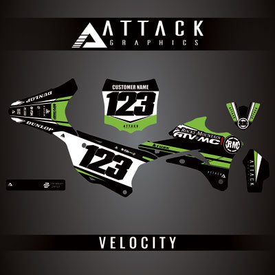 Attack Graphics Custom Velocity Complete Bike Graphics Kit#206982-P