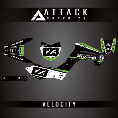 Attack Graphics Custom Velocity Complete Bike Graphics Kit#206982-P