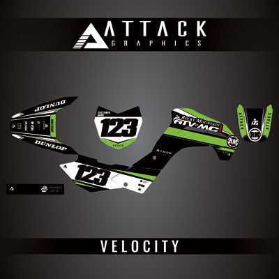 Attack Graphics Custom Velocity Complete Bike Graphics Kit#206982-P