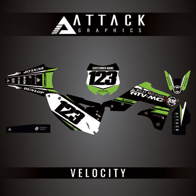 Attack Graphics Custom Velocity Complete Bike Graphics Kit#206982-P