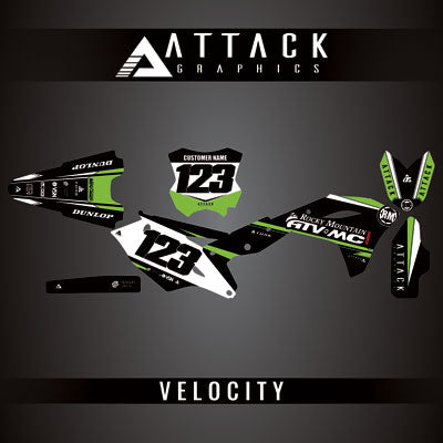 Attack Graphics Custom Velocity Complete Bike Graphics Kit#206982-P