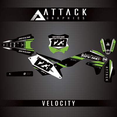Attack Graphics Custom Velocity Complete Bike Graphics Kit#206982-P