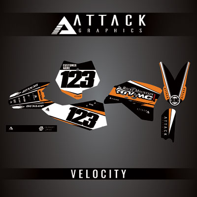 Attack Graphics Custom Velocity Complete Bike Graphics Kit#206982-P