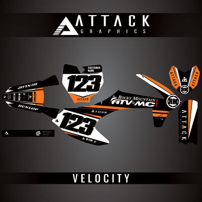 Attack Graphics Custom Velocity Complete Bike Graphics Kit#206982-P