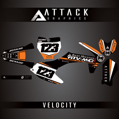 Attack Graphics Custom Velocity Complete Bike Graphics Kit#206982-P