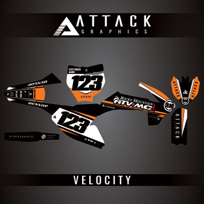 Attack Graphics Custom Velocity Complete Bike Graphics Kit#206982-P