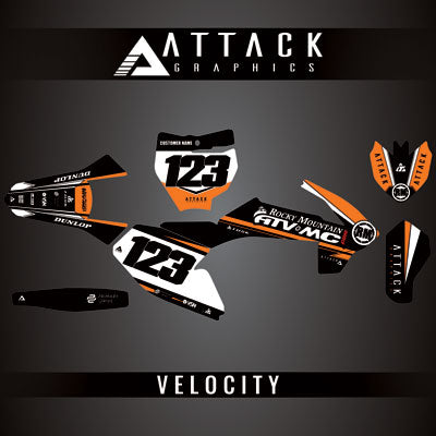 Attack Graphics Custom Velocity Complete Bike Graphics Kit#206982-P