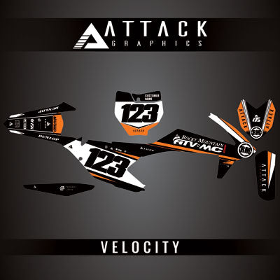 Attack Graphics Custom Velocity Complete Bike Graphics Kit#206982-P