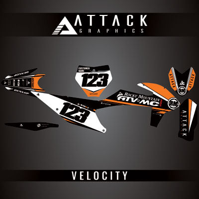 Attack Graphics Custom Velocity Complete Bike Graphics Kit#206982-P