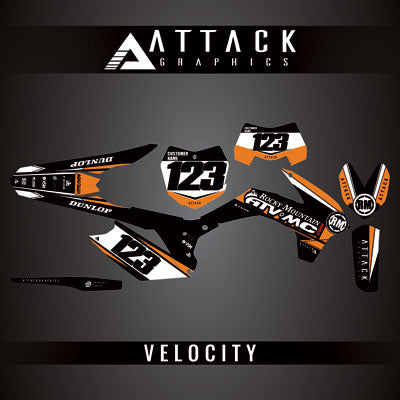 Attack Graphics Custom Velocity Complete Bike Graphics Kit#206982-P