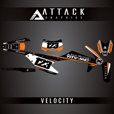 Attack Graphics Custom Velocity Complete Bike Graphics Kit#206982-P
