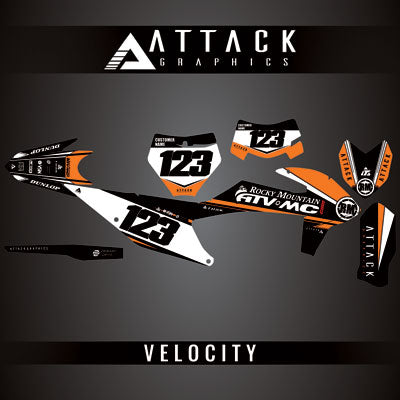 Attack Graphics Custom Velocity Complete Bike Graphics Kit#206982-P