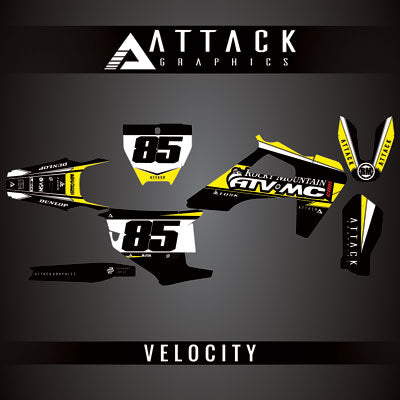Attack Graphics Custom Velocity Complete Bike Graphics Kit#206982-P