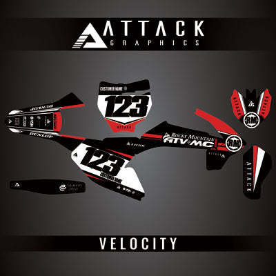 Attack Graphics Custom Velocity Complete Bike Graphics Kit#206982-P