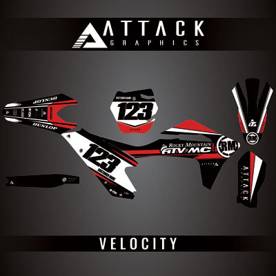 Attack Graphics Custom Velocity Complete Bike Graphics Kit#206982-P