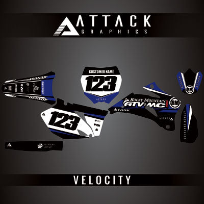 Attack Graphics Custom Velocity Complete Bike Graphics Kit#206982-P1
