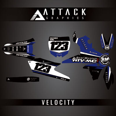 Attack Graphics Custom Velocity Complete Bike Graphics Kit#206982-P1