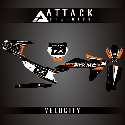 Attack Graphics Custom Velocity Complete Bike Graphics Kit#206982-P