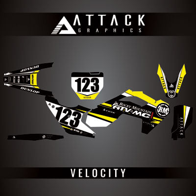 Attack Graphics Custom Velocity Complete Bike Graphics Kit#mpn_